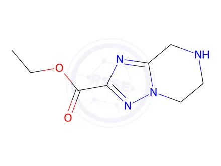 Chemical structure of Ethyl 5,6,7,8-Tetrahydro-[1,2,4]triazolo[1,5-A]pyrazine-2-carboxylate