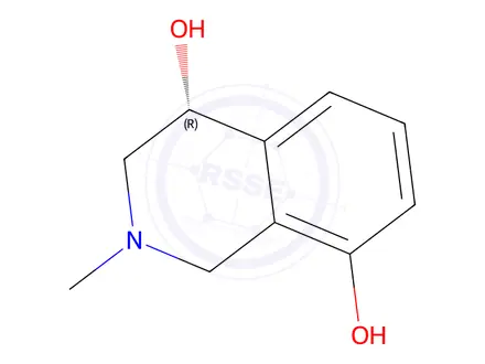 Chemical structure of (R)-2-Methyl-1,2,3,4-tetrahydroisoquinoline-4,8-diol