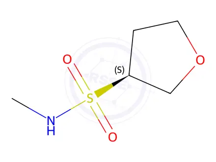 Chemical structure of (3S)-N-methyloxolane-3-sulfonamide