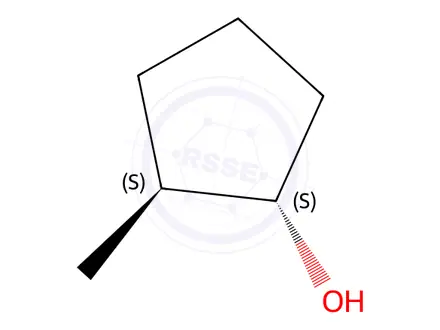Chemical structure of (1S,2S)-2-methylcyclopentan-1-ol