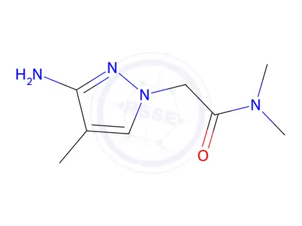 Chemical structure of 2-(3-Amino-4-methyl-1h-pyrazol-1-yl)-N,N-dimethylacetamide