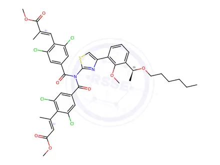 Chemical structure of Lusutrombopag Impurity 46