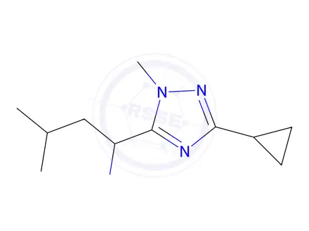 Chemical structure of 1-(3-Cyclopropyl-1-methyl-1h-1,2,4-triazol-5-yl)-3-methylbutan-1-amine