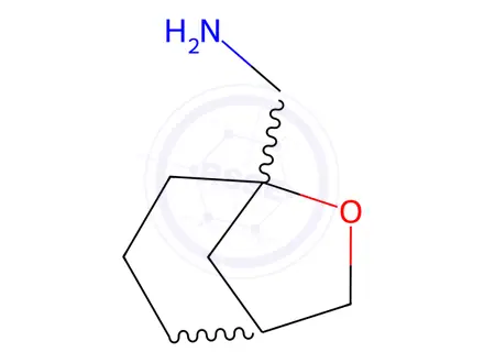 Chemical structure of {6-OXABICYCLO[3.2.1]OCTAN-5-YL}METHANAMINE