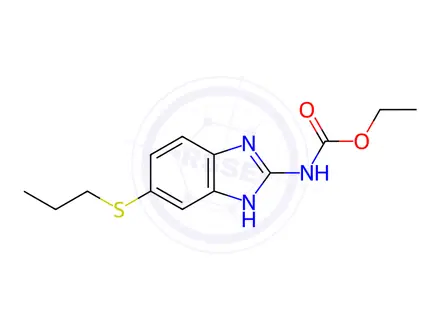 Chemical structure of O-Desmethyl-O-ethyl Albendazole