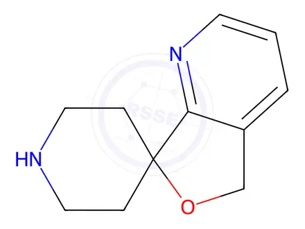 Chemical structure of 5H-Spiro[furo[3,4-b]pyridine-7,4'-piperidine] dihydrochloride