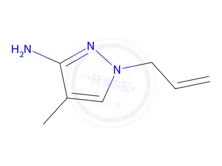 Chemical structure of 1-Allyl-4-methyl-1h-pyrazol-3-amine