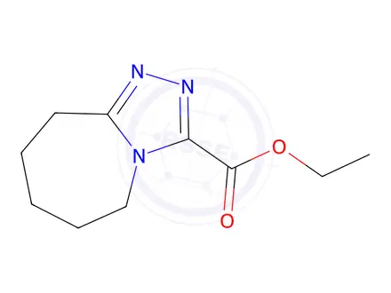 Chemical structure of Ethyl 6,7,8,9-tetrahydro-5H-[1,2,4]triazolo[4,3-a]azepine-3-carboxylate
