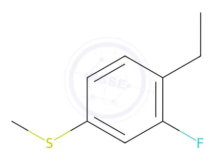 Chemical structure of (4-ethyl-3-fluorophenyl)(methyl)sulfane