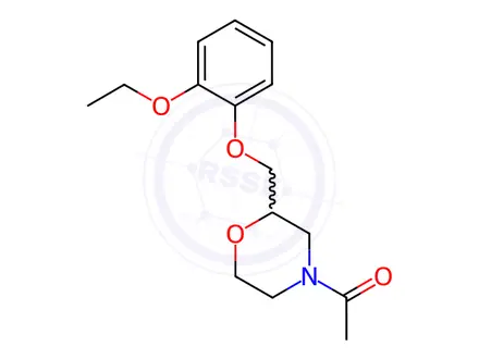 Chemical structure of acetylviloxazine