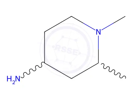 Chemical structure of 4-Amino-1,2-dimethylpiperidine