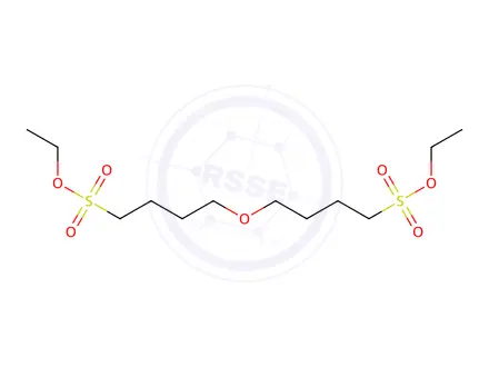Chemical structure of diethyl 4,4'-oxybis(butane-1-sulfonate)