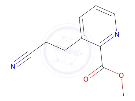 Chemical structure of Methyl 3-(2-cyanoethyl)picolinate