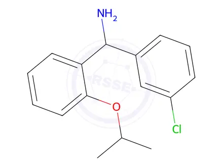 Chemical structure of (3-Chlorophenyl)(2-isopropoxyphenyl)methanamine