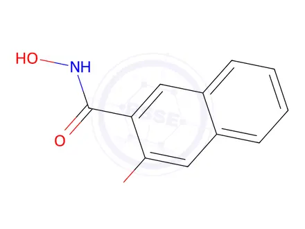 Chemical structure of N,3-dihydroxynaphthalene-2-carboxamide