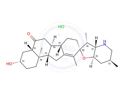 Chemical structure of Peimisine hydrochloride