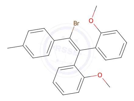 Chemical structure of Chlorotrianisene Impurity 112