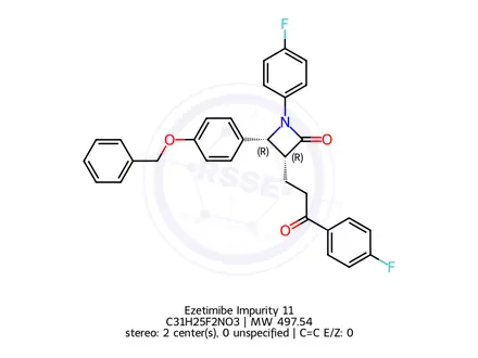 Chemical structure of Ezetimibe Impurity 11 (1607018-83-6)