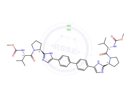 Chemical structure of Daclatasvir dihydrochloride Impurity 1