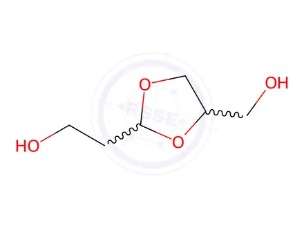 Chemical structure of 4-(Hydroxymethyl)-1,3-dioxolane-2-ethanol