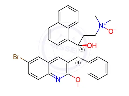 Chemical structure of Bedaquiline Fumarate Impurity 187