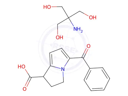 Chemical structure of Ketorolac Tromethamine