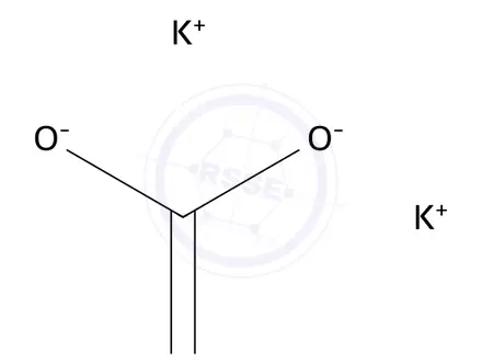 Chemical structure of Potassium Carbonate (AS) (1548167)