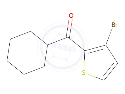 Chemical structure of (3-Bromothiophen-2-yl)(cyclohexyl)methanone