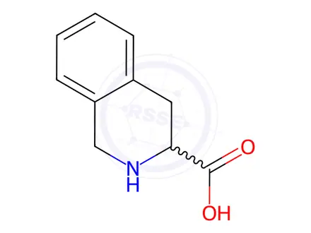 Chemical structure of 1,2,3,4-Tetrahydro-3-isoquinolinecarboxylic acid