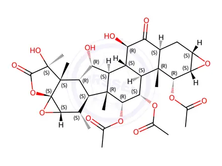 Chemical structure of Taccalonolide AJ