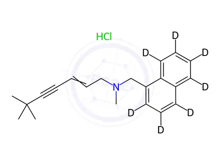 Chemical structure of Terbinafine-d7 Hydrochloride
