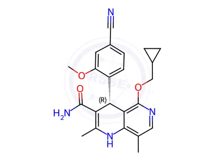 Chemical structure of Finerenone Impurity 4