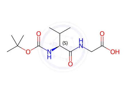 Chemical structure of BOC-VAL-GLY-OH