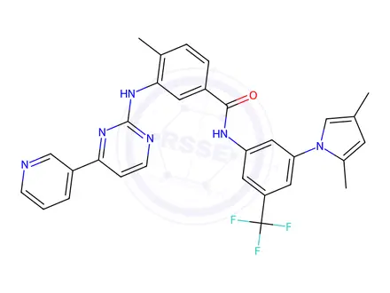 Chemical structure of Nilotinib Impurity 43