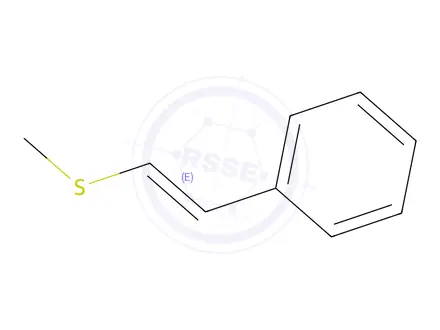 Chemical structure of [(E)-2-(Methylsulfanyl)ethenyl]benzene