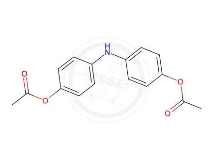 Chemical structure of azanediylbis(4,1-phenylene) diacetate