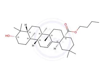 Chemical structure of Butyl oleanolate