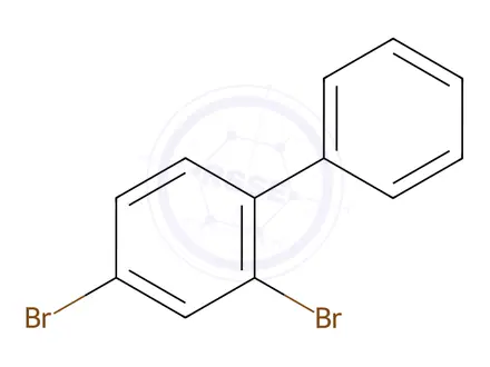 Chemical structure of 2,4-Dibromobiphenyl