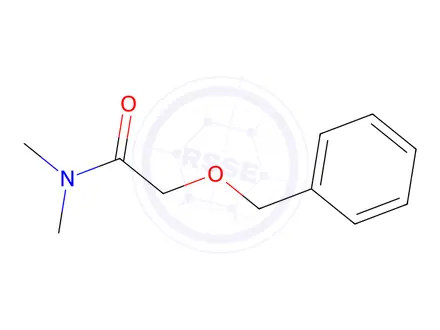 Chemical structure of 2-[(Benzyl-4-D)oxy]-N,N-dimethylacetamide-2,2-D2