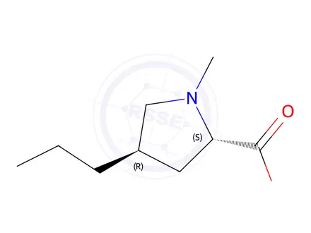 Chemical structure of (4R)-1-Methyl-4-propyl-L-proline Methyl Ester