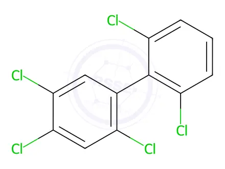 Chemical structure of 2,2',4,5,6'-Pentachlorobiphenyl