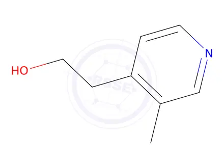 Chemical structure of 2-(3-methylpyridin-4-yl)ethan-1-ol