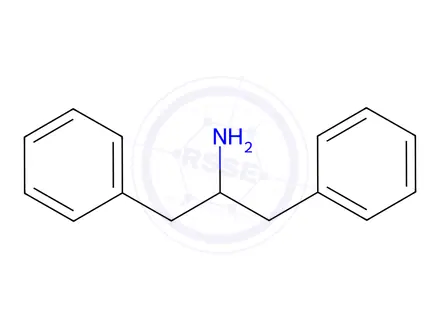 Chemical structure of 1,3-Diphenylpropan-2-amine