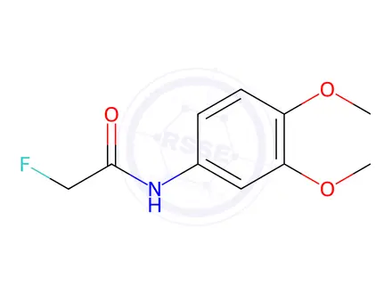 Chemical structure of N1-(3,4-dimethoxyphenyl)-2-fluoroacetamide