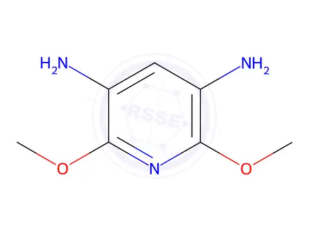 Chemical structure of 2,6-Dimethoxypyridine-3,5-diamine Dihydrochloride