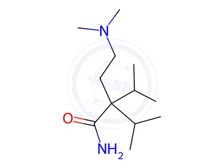 Chemical structure of 4-(Dimethylamino)-2,2-diisopropylbutyramide