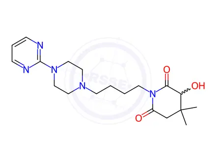 Chemical structure of Gepirone Impurity 1 (3-Hydroxy Gepirone)