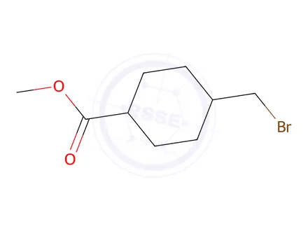 Chemical structure of Methyl 4-(bromomethyl)cyclohexanecarboxylate