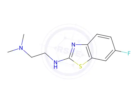 Chemical structure of N1-(6-Fluorobenzo[d]thiazol-2-yl)-N2,N2-dimethylethane-1,2-diamine
