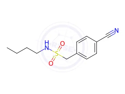 Chemical structure of n-Butyl-1-(4-cyanophenyl)methanesulfonamide